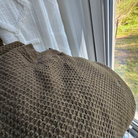 Michael Kors Men's Forest Green Cotton wool blend soft Sweater sz XL - Picture 2 of 9